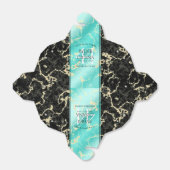 44エレガントターコイズ結婚記念日 フェイバーボックス (折り畳みなし)