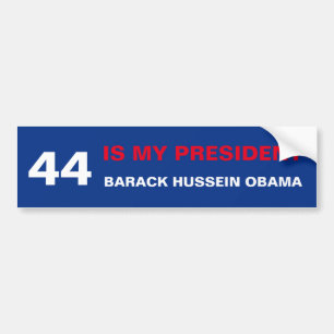 44オバマのバンパーステッカー バンパーステッカー