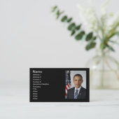 44バラック・オバマ 名刺 (スタンド正面)