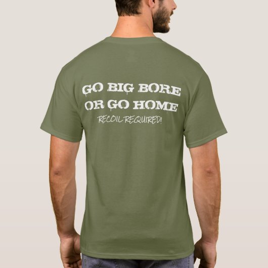 .44マグナム（暗） Tシャツ (裏面)