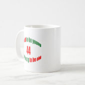 44余りに古い コーヒーマグカップ (正面左)