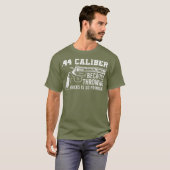 44口径の拳銃規制条例 火器 Tシャツ (正面フル)