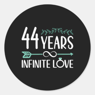 44年無限の愛44結婚周年 ラウンドシール