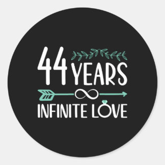 44年無限の愛44結婚周年 ラウンドシール