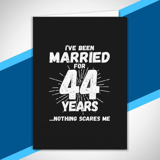 44年目の結婚記念日 面白いギフト カード