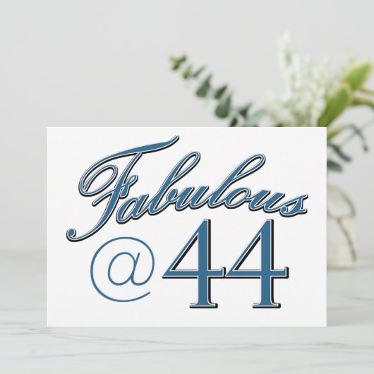 44歳の誕生日デザイン (スタンド正面)