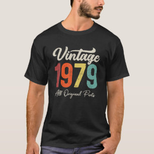 44歳ヴィンテージ1979 44誕生日装飾 Tシャツ