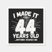 44歳皮肉ミームおもしろい44誕生日 スタンダードカクテルナプキン (正面)