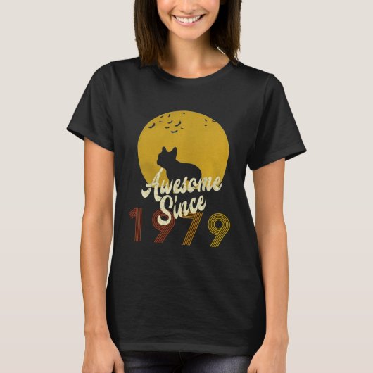 44歳素晴らし1979年ヴィンテージ44日 Tシャツ (正面)