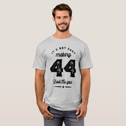 44歳44誕生日おもしろい品 Tシャツ (正面フル)