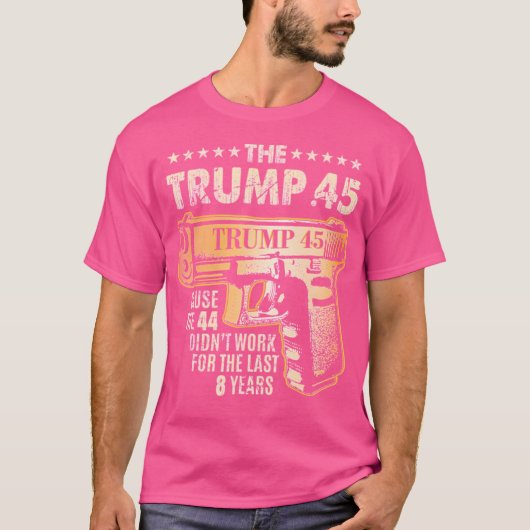 44発素晴らし砲権を超えるトランプ Tシャツ (正面)