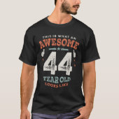 44誕生日おもしろい44歳 Tシャツ (正面)