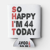 44誕生日だから嬉しい私は44今日のギフトおもしろい 缶クーラー (裏面)
