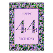 44誕生日紫デイジー (正面)