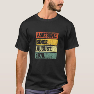 44誕生日12月44素晴らし日8月以来 Tシャツ