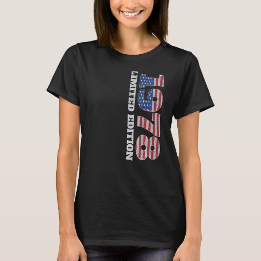 44誕生日1978 44おもしろいth誕生日・プレミアム tシャツ (正面)