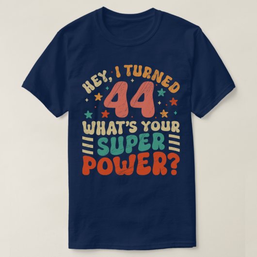 44誕生日1 Tシャツ (デザイン正面)