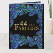 44誕生日 カード (正面)