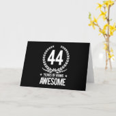 44誕生日(44歳素晴らし) カード (黄色い花)