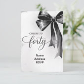 440の誕生日パーティーの招待状 招待状 (スタンド正面)