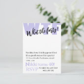 440パーソナライズされた歳の誕生日おもしろいの日 ポストカード (スタンド正面)