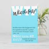 440パーソナライズされた歳の誕生日おもしろい 招待状 (スタンド正面)