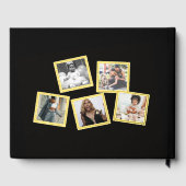 440歳の誕生日の写真ブラック・金ゴールド・ゲストブック ゲストブック (裏面)