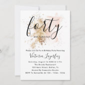 440歳の誕生日招待状for Woman 招待状 (正面)