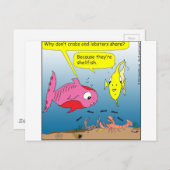 441個の貝の漫画 ポストカード (正面/裏面)