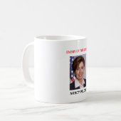 442px-Nancy_Pelosi_official_portraitの敵の… コーヒーマグカップ (正面左)