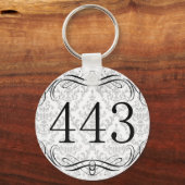 443市外局番 キーホルダー (正面)