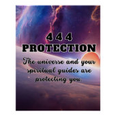 444エンジェル数 ポスター (正面)