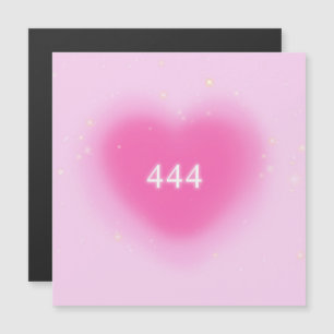 444ピンクモダンハート審美天使の番号
