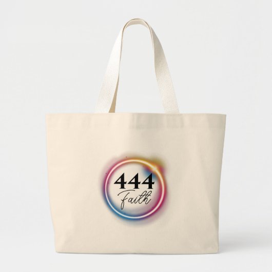 444信仰トートバッグ ラージトートバッグ (正面)