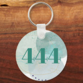 444天使の数の神の保護確認 キーホルダー (正面)