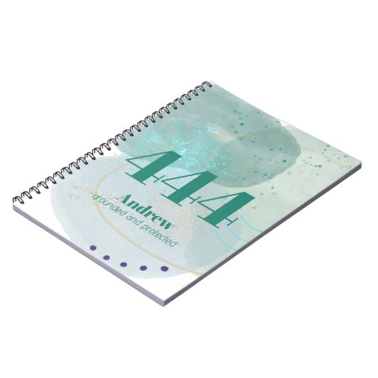 444天使の数の神の保護確認 ノートブック (左側)