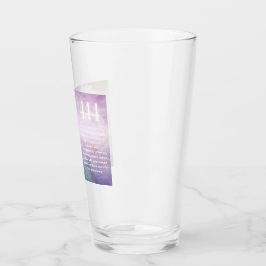 444天使の数字の意味 – 難解な贈り物 タンブラーグラス (左)