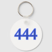 444 エンジェルナンバー 引き寄せ キーホルダー (正面)