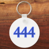 444 エンジェルナンバー 引き寄せ キーホルダー (正面)