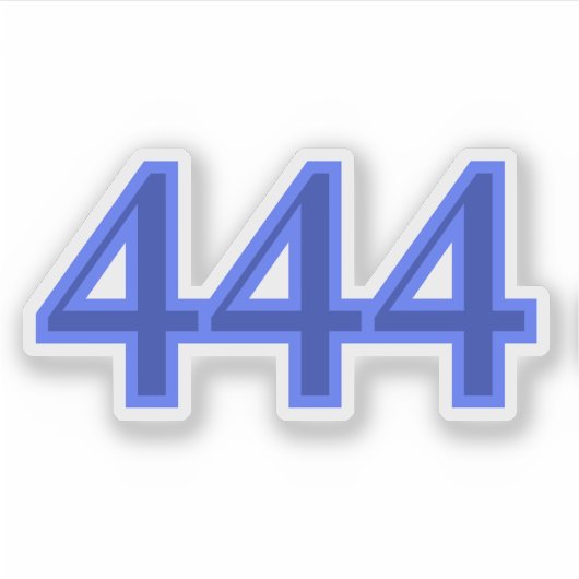 444 Angel Number Manifestation シール (正面)