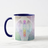 444 Angel Numbers Chakra Angels Wings  Coffee Mug マグカップ (左)