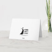 4464 – オレンジ色のユリのクローズアップ サンキューカード (裏面)