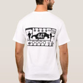 447のモデルキット Tシャツ (裏面)
