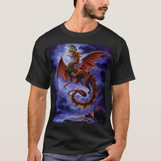 4472~Whitby Wyrmポスター Tシャツ (正面)