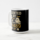 √4489に魅入られた ハロウィンの楽しい数学 コーヒーマグカップ (正面左)