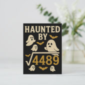√4489に魅入られた ハロウィンの楽しい数学 シーズンポストカード (スタンド正面)