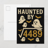 √4489に魅入られた ハロウィンの楽しい数学 シーズンポストカード (正面/裏面)
