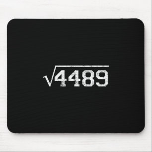 4489の平方根 スラング数学教師シックスセブン 6 マウスパッド