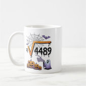 4489 Square Root 67 Math Teacher Halloween Costume コーヒーマグカップ (左)
