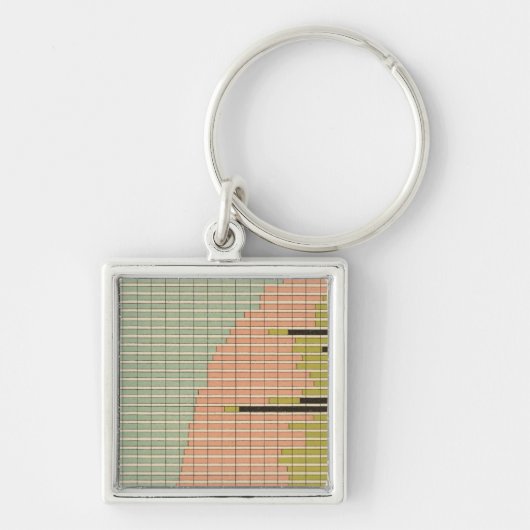 44 1900年の都市の有権者 キーホルダー (正面)